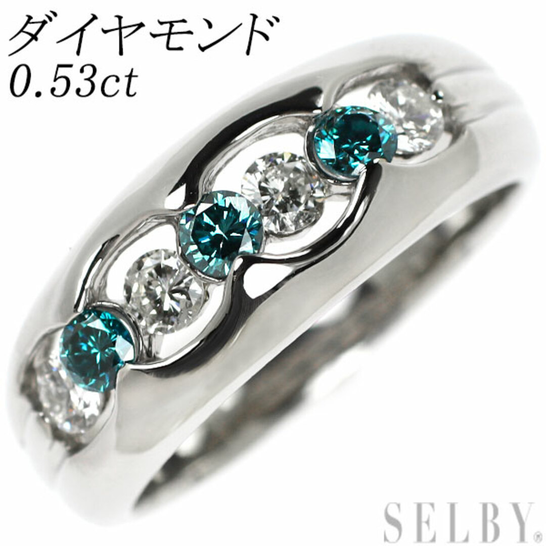 Pt900 ダイヤモンド リング 0.53ct レディースのアクセサリー(リング(指輪))の商品写真