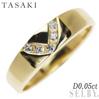 タサキ(TASAKI)の田崎真珠 K18YG ダイヤモンド リング 0.05ct (リング(指輪))