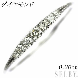 Pt900 ダイヤモンド リング 0.20ct(リング(指輪))