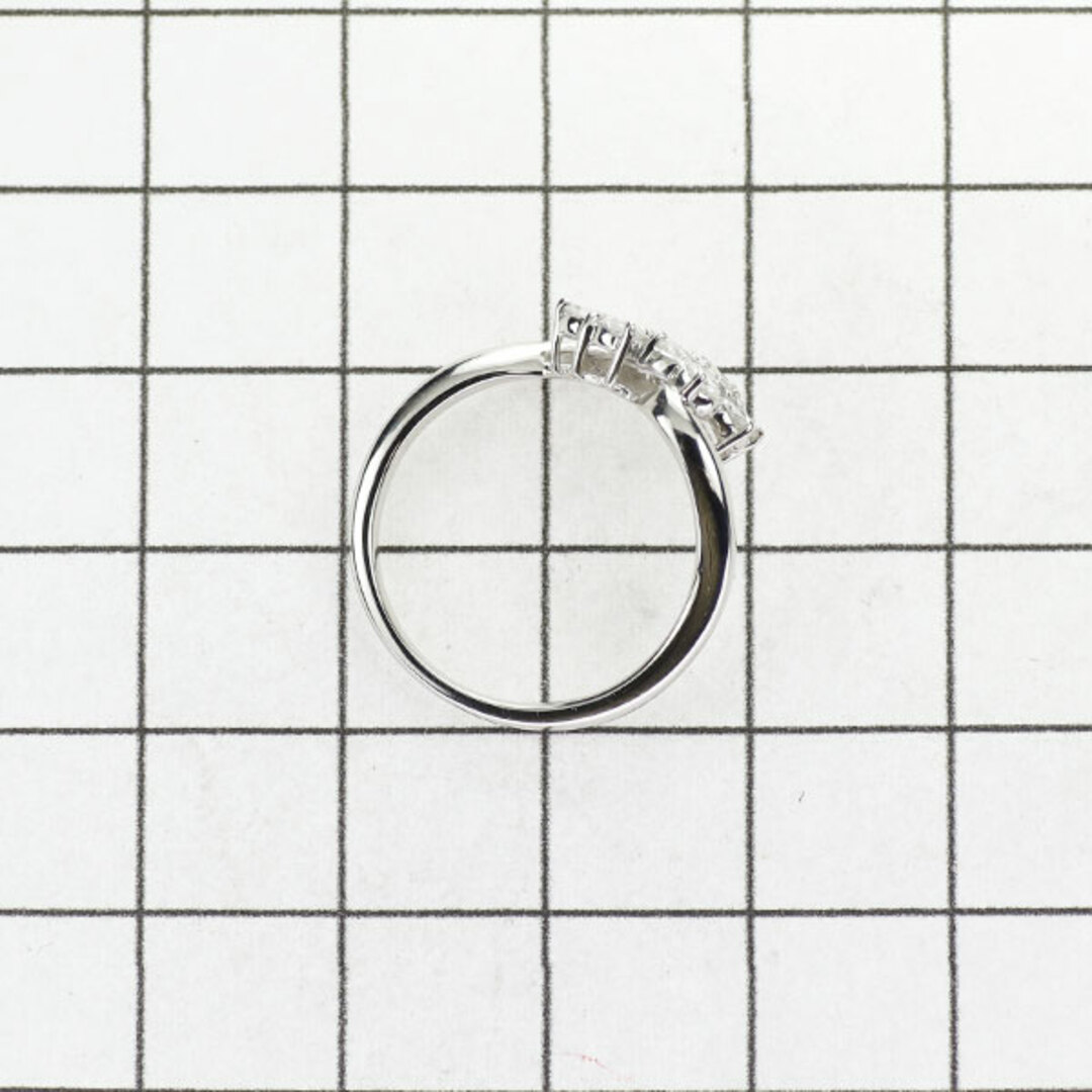 Pt900 ダイヤモンド リング 0.50ct フラワー レディースのアクセサリー(リング(指輪))の商品写真