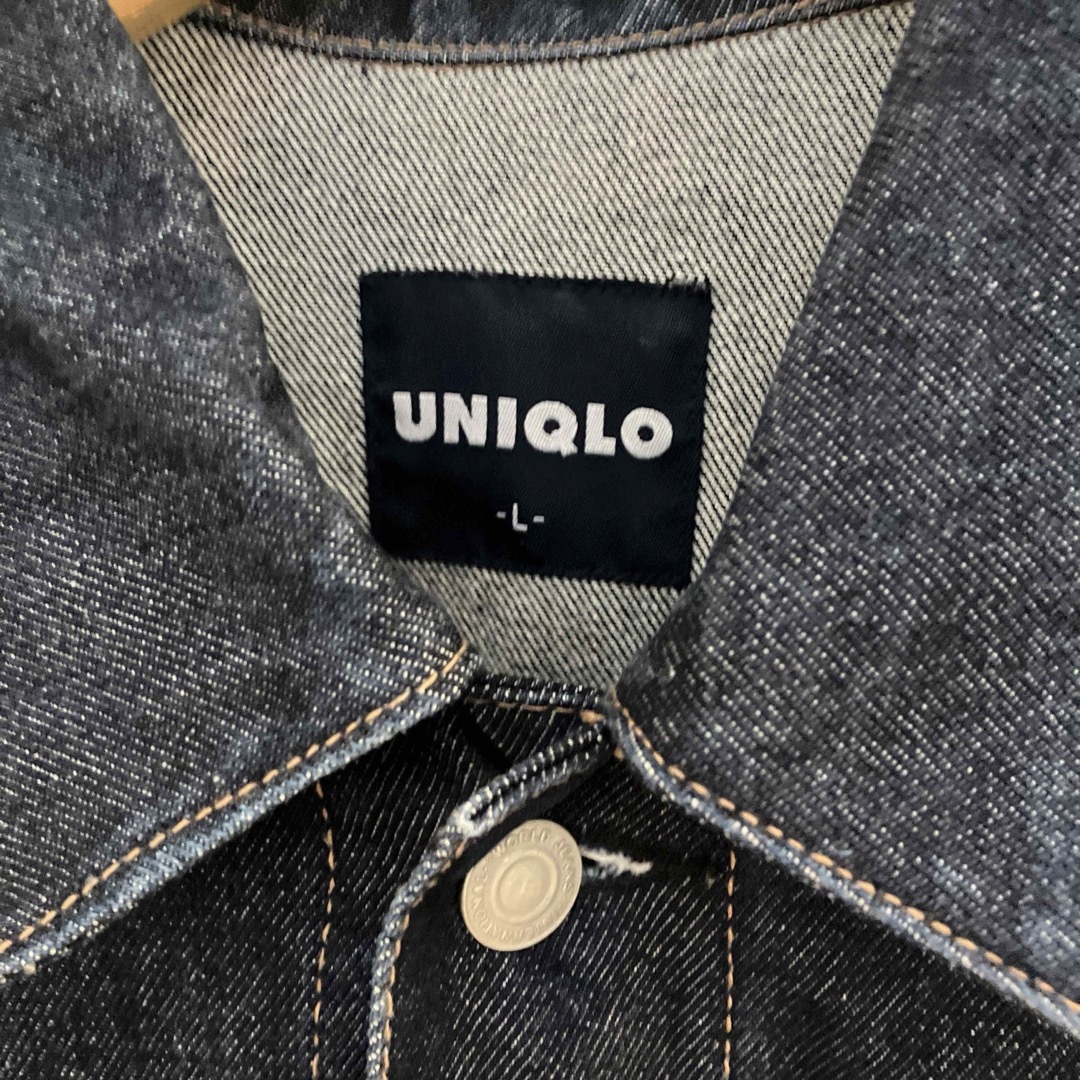 UNIQLO(ユニクロ)のOLD UNIQLO デニムジャケット/Lサイズ メンズのジャケット/アウター(Gジャン/デニムジャケット)の商品写真