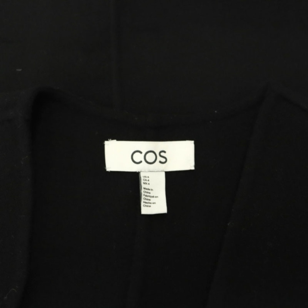 COS(コス)のコス 深Vネック ジャンパースカート ワンピース ウール ロング US4 黒 レディースのワンピース(ロングワンピース/マキシワンピース)の商品写真