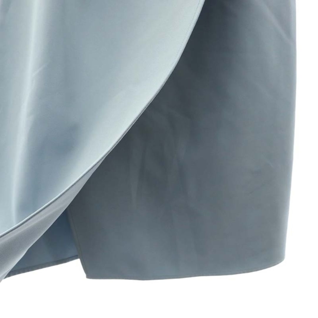 SNIDEL(スナイデル)のスナイデル リボンディテールポンチスカート タイト ロング 1 サックス レディースのスカート(ロングスカート)の商品写真