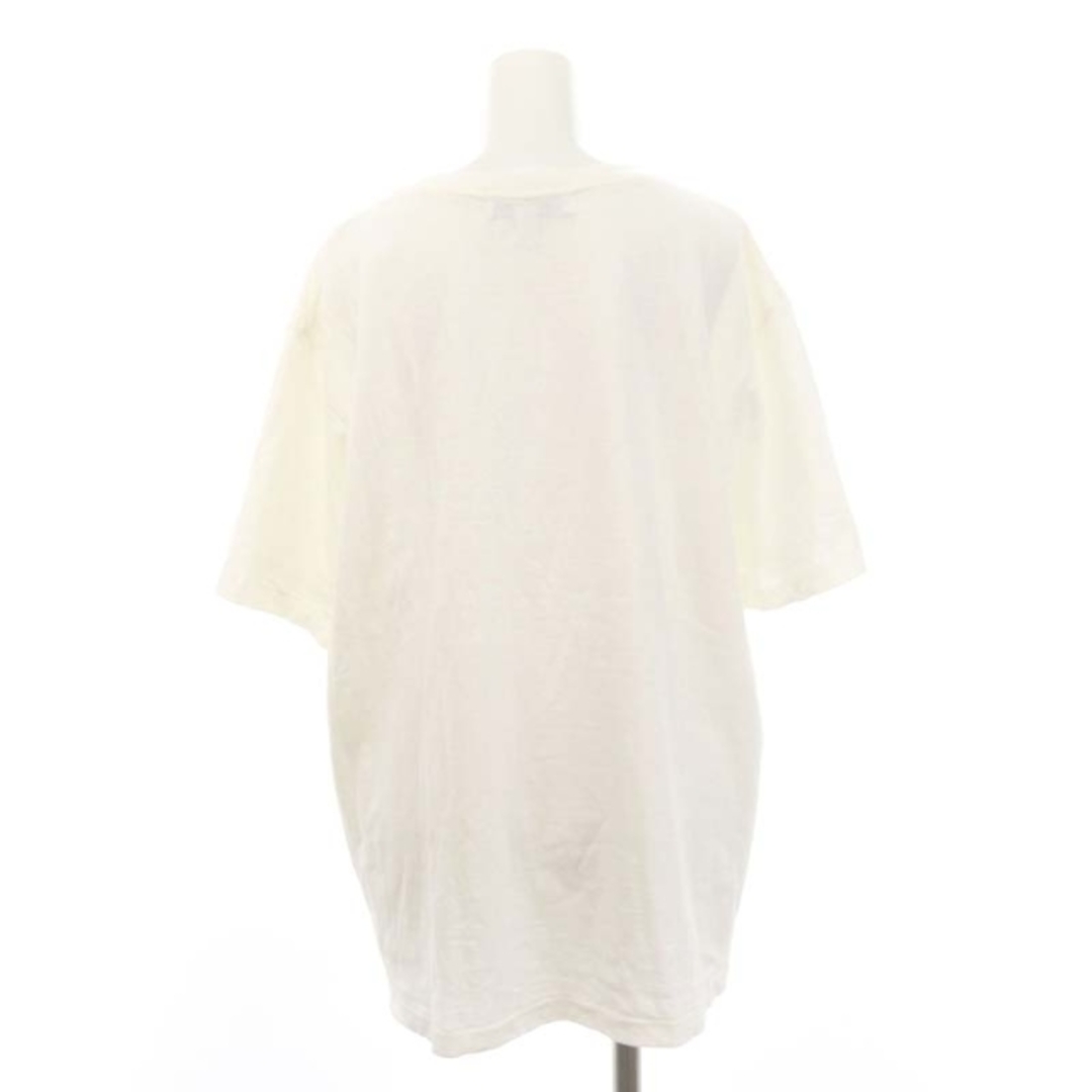 AMERICANA(アメリカーナ)のアメリカーナ オーバーサイズ ロゴプリント Tシャツ カットソー 半袖 白 紺 レディースのトップス(Tシャツ(半袖/袖なし))の商品写真