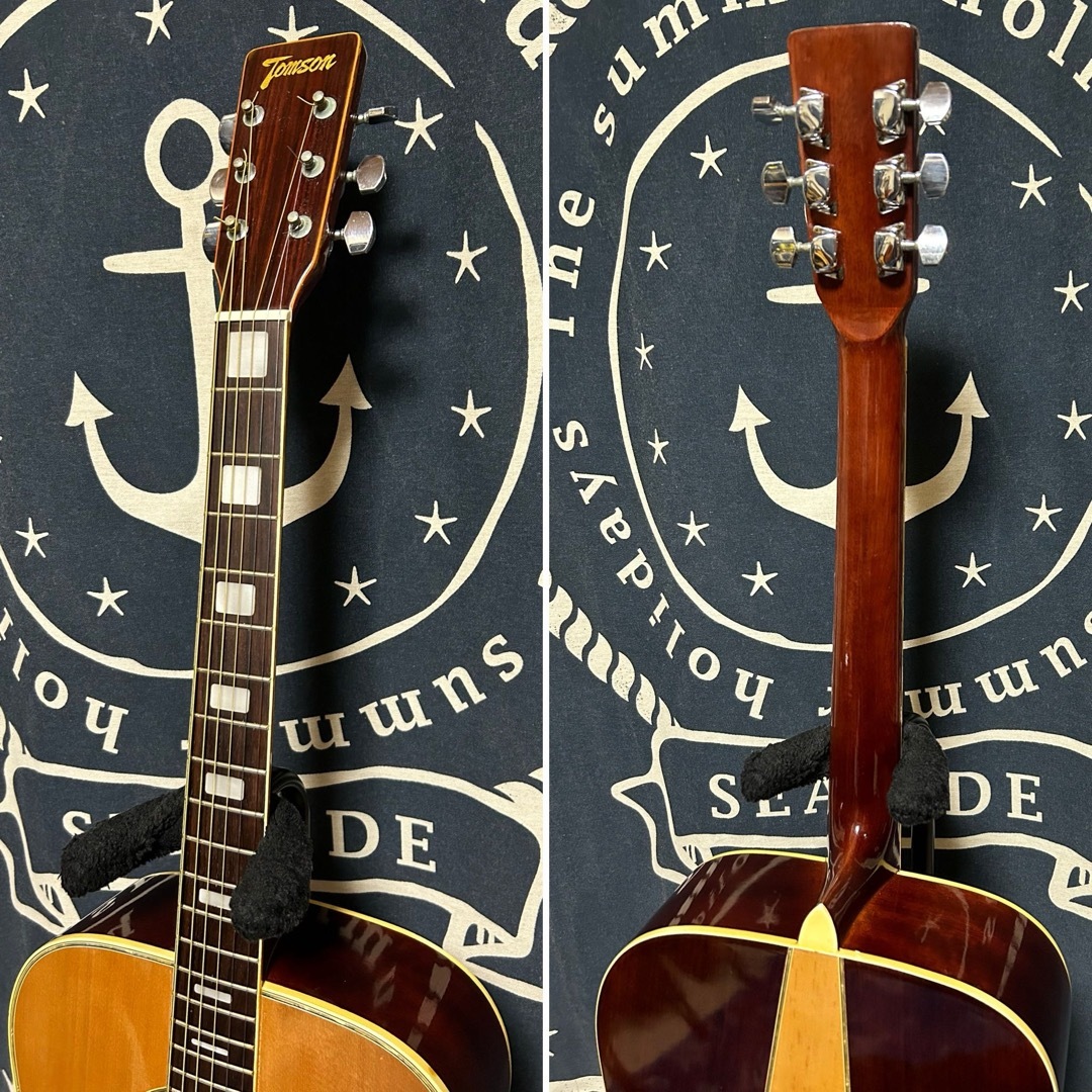 美品❣️80年製　木曽スズキ　単板トップ　木曽スズキｗ-35 良質❣️良音❣️ 楽器のギター(アコースティックギター)の商品写真