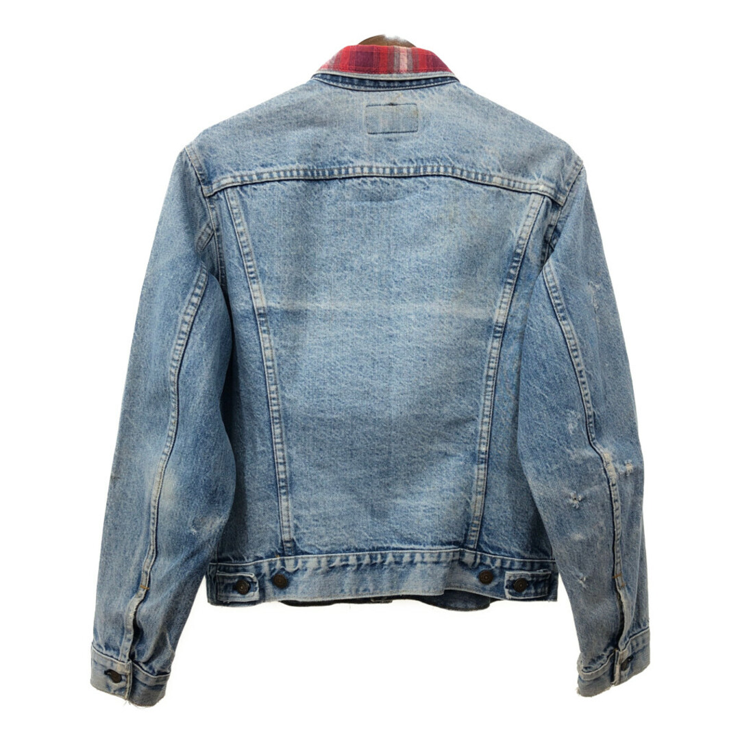 Levi's(リーバイス)の80年代 USA製 Levi's リーバイス 71205-0217 デニムジャケット ブルー (メンズ 44 L) 中古 古着 Q7171 メンズのジャケット/アウター(Gジャン/デニムジャケット)の商品写真