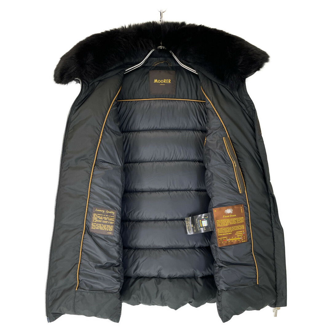 ムーレー ブラック Dorado Fur ダウンジャケット 38 レディースのジャケット/アウター(その他)の商品写真