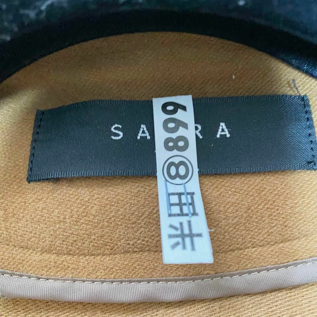 SAKULA(サクラ)のSACRA サクラ　MOLE SKINコート　キャメル　ガウンコート レディースのジャケット/アウター(チェスターコート)の商品写真