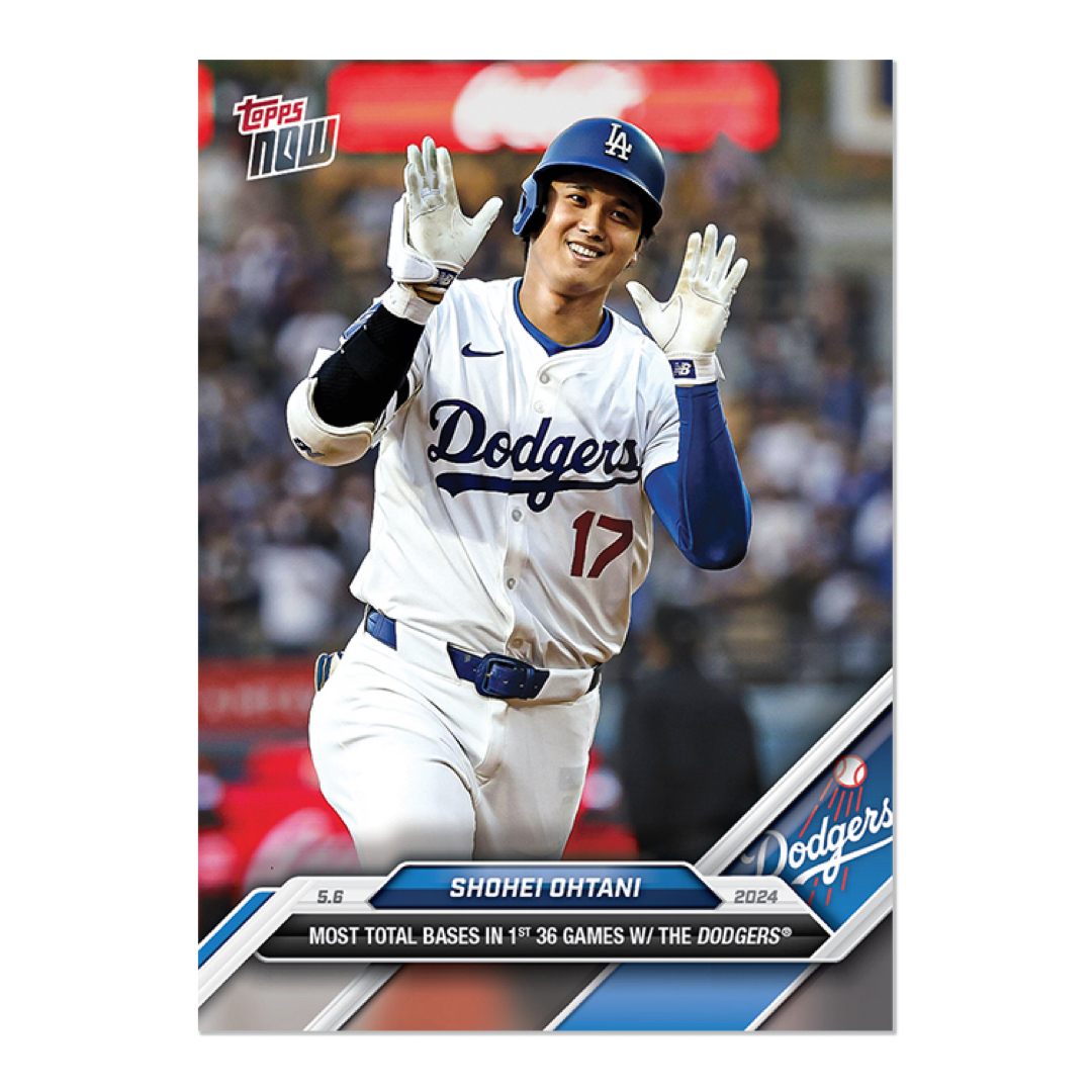 topps now 大谷翔平選手 チーム最多塁打更新 スポーツ/アウトドアの野球(記念品/関連グッズ)の商品写真