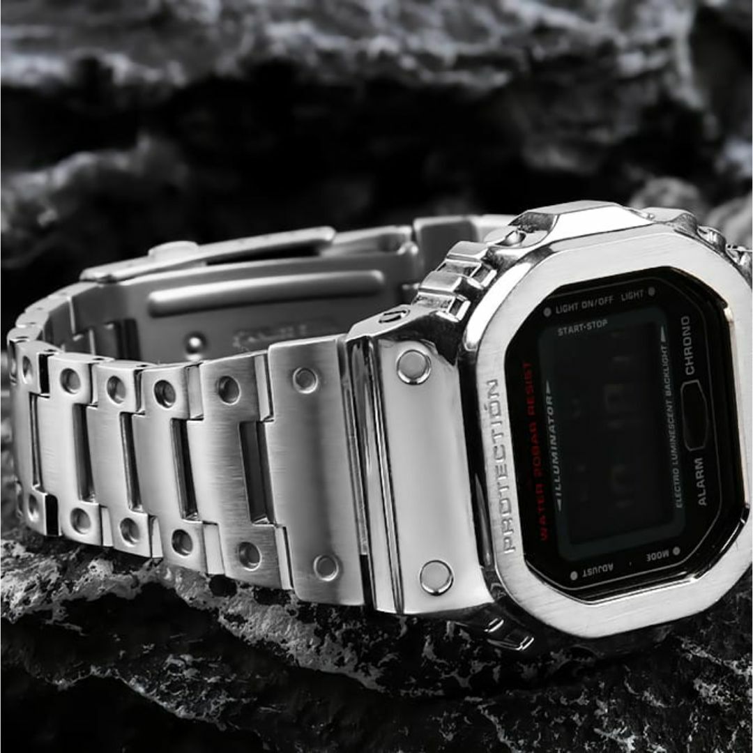 G-SHOCK カスタム用 メタルベルト GM-5600など用 [工具付き] メンズの時計(金属ベルト)の商品写真