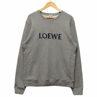 LOEWE - LOEWE ロエベ 品番 H526Y24J26 ロゴ 刺繍 スウェット グレー サイズ L 正規品 / 34319