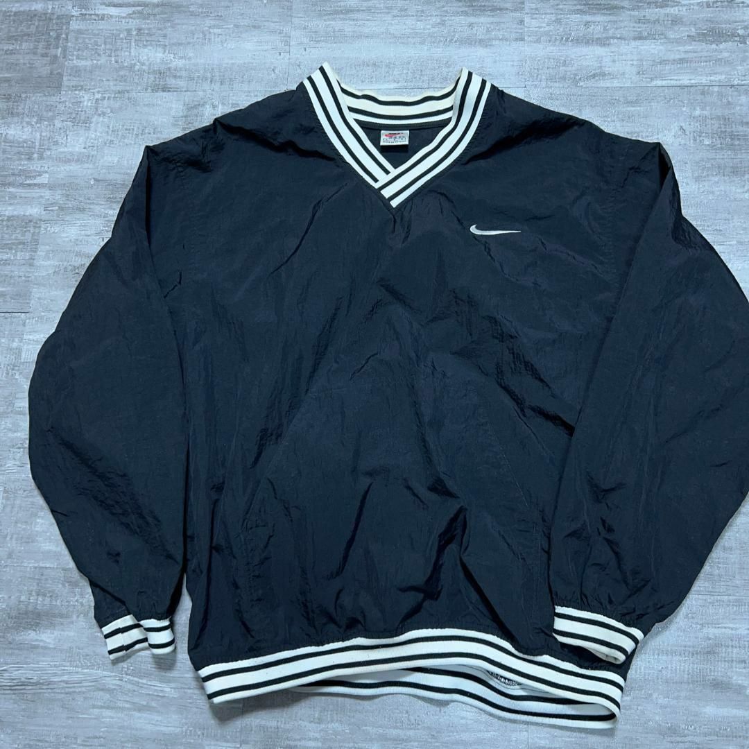 90s NIKE ナイキ ナイロン プルオーバージャケット 黒 刺繍ロゴ L | フリマアプリ ラクマ 90s NIKE ナイキ ナイロン プルオーバージャケット 黒 刺繍ロゴ L | フリマアプリ ラクマ