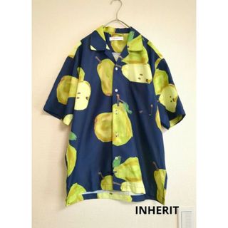 INHERIT - 【美品】INHERIT 希少　洋梨　フルーツ　半袖シャツ