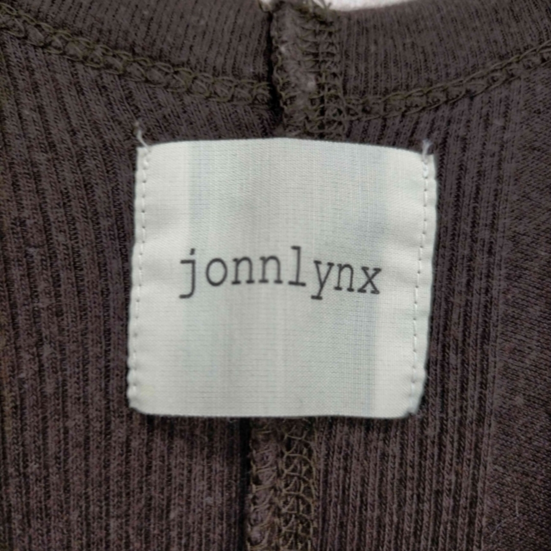 jonnlynx(ジョンリンクス)のjonnlynx(ジョンリンクス) コットンリブタンクトップ レディース レディースのトップス(タンクトップ)の商品写真