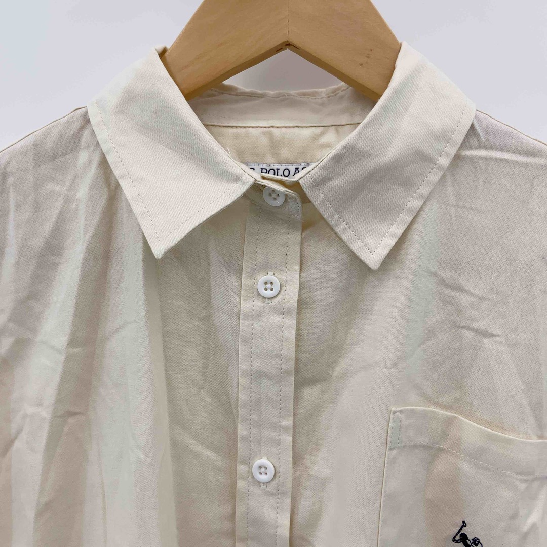 U.S. POLO ASSN.(ユーエスポロアッスン)のU.S.POLO ASSN. ユーエスポロアッスン メンズ クリーム色 オフホワイト ワンポイント 半袖シャツ メンズのトップス(シャツ)の商品写真