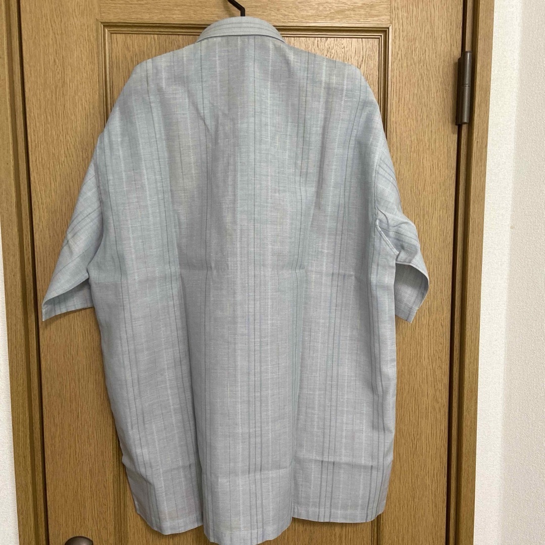 紳士半袖麻入りシャツ　日本製 メンズのトップス(シャツ)の商品写真