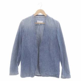 Maison Martin Margiela - メゾンマルジェラ 10 19SS ノーカラー デニム ジャケット 44 水色