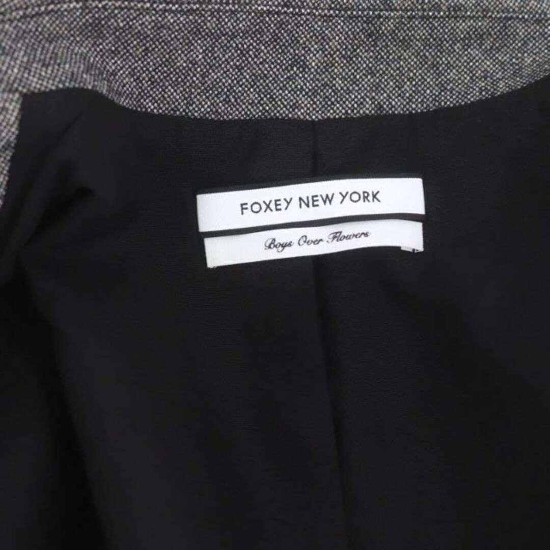 フォクシーニューヨーク ジャケット クロップド丈 ウール 38 S フォクシーニューヨーク ジャケット クロップド丈 ウール 38 S
