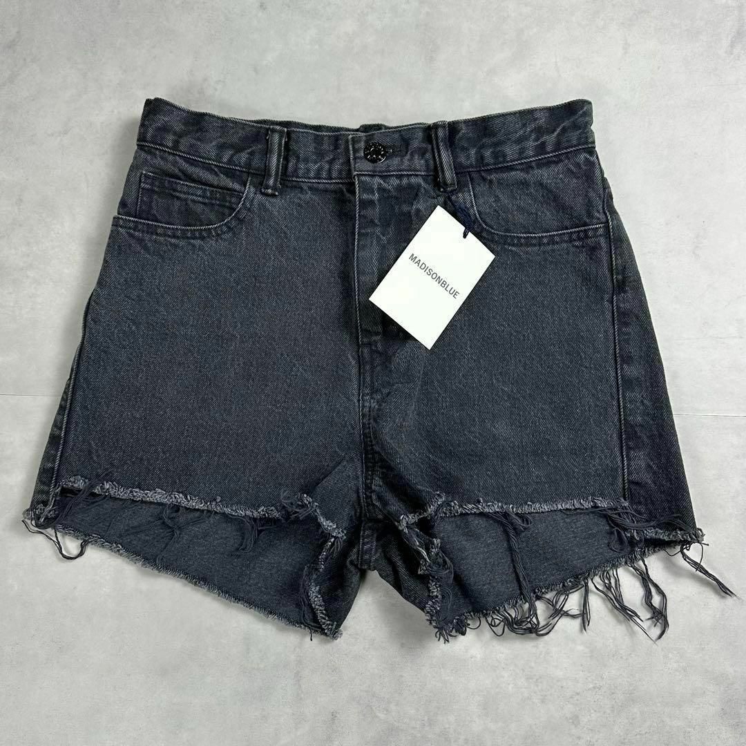 MADISONBLUE(マディソンブルー)の新品　MADISONBLUEマディソンブルー　CUTOFF SPT DENIM レディースのパンツ(ショートパンツ)の商品写真