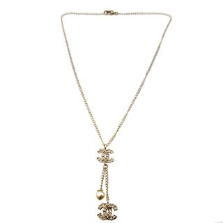 CHANEL - 美品 シャネル 06A メタル ゴールド ネックレス 0180【中古】CHANEL