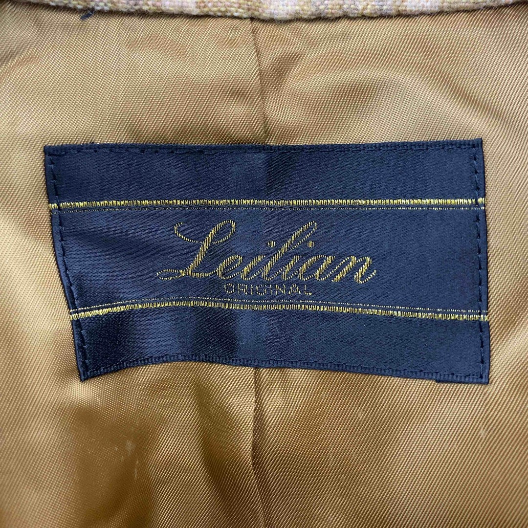 leilian(レリアン)のLeilian レリアン レディース ジャケット　毛・アンゴラ・カシミヤ混　スタンドカラー　ベージュ レディースのジャケット/アウター(その他)の商品写真