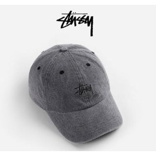 STUSSY - STUSSY ステューシーキャップ CAP 帽子　新品　グレー