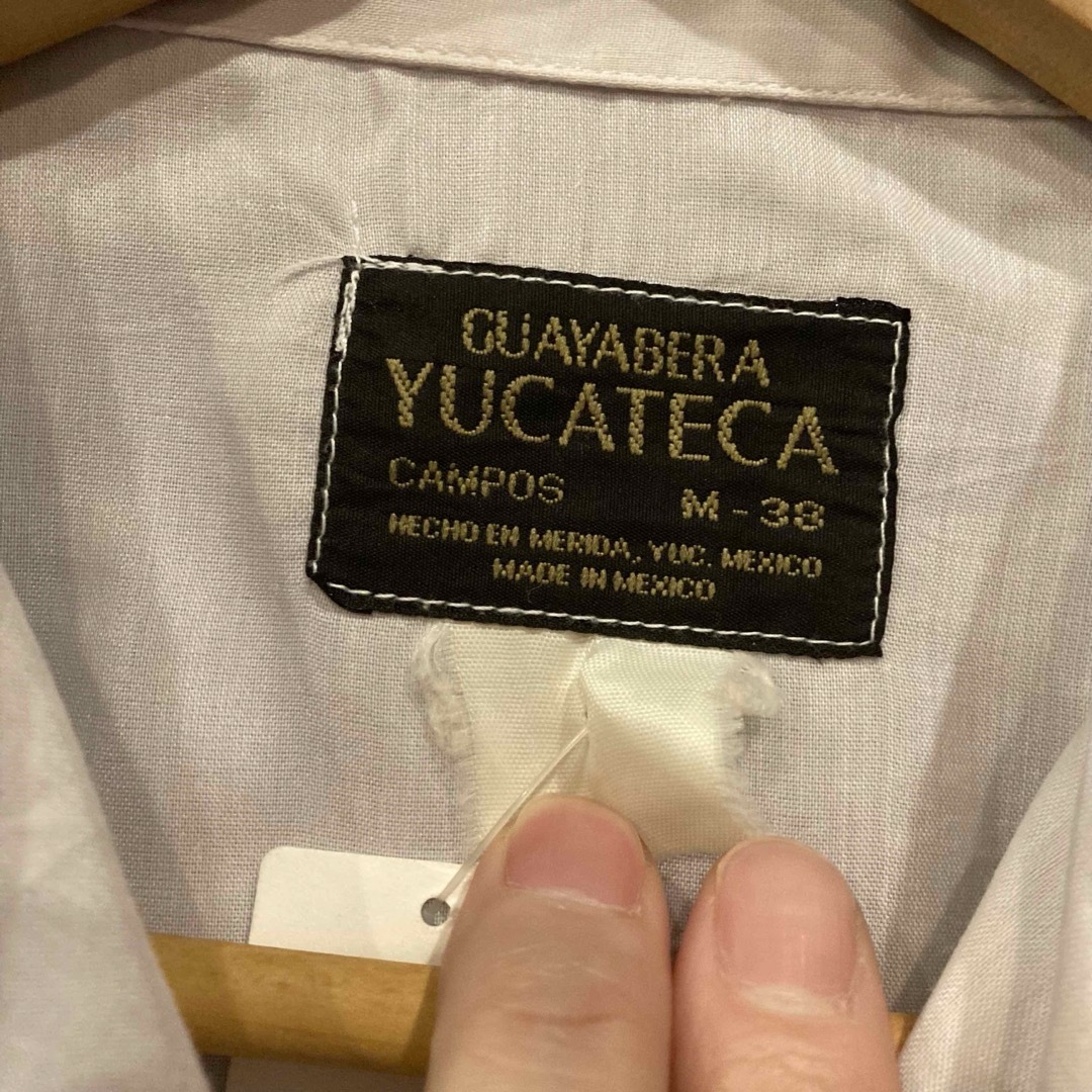 アメリカ古着 キューバシャツ 半袖シャツ メキシカン YUCATECA Mサイズ メンズのトップス(シャツ)の商品写真