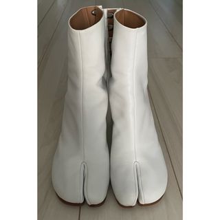 マルタンマルジェラ(Maison Martin Margiela)のマルジェラ足袋ブーツ　38 white(ブーツ)