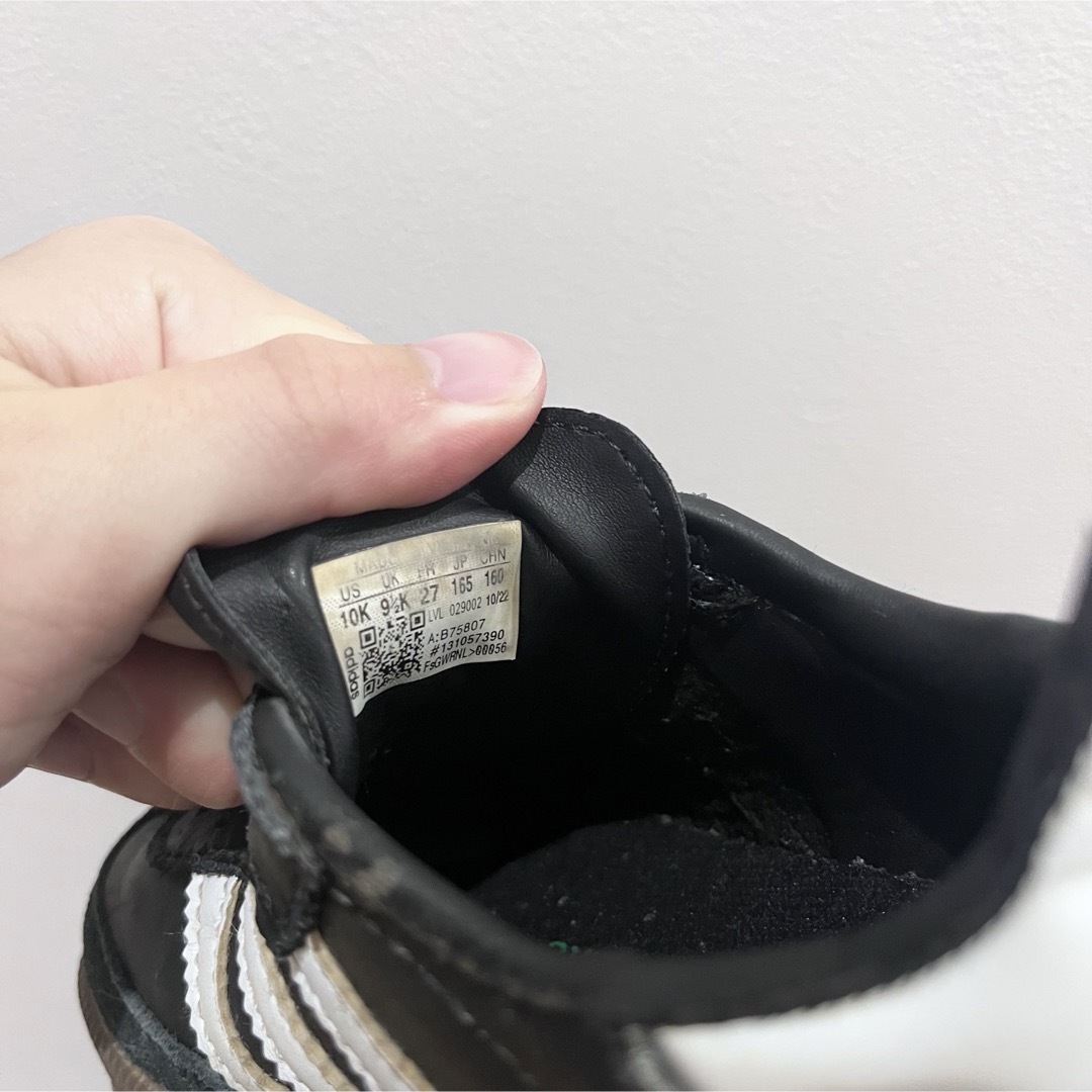 adidas(アディダス)のadidas sanba サンバ　アディダス　16.5cm 16cm ブラック キッズ/ベビー/マタニティのキッズ靴/シューズ(15cm~)(スニーカー)の商品写真