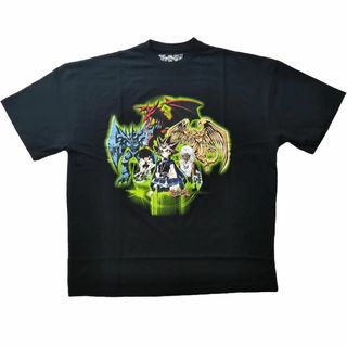 ユウギオウ(遊戯王)の遊戯王　Tシャツ　オーバーサイズL　黒　アニメT　遊☆戯☆王　海外公式 *(Tシャツ/カットソー(半袖/袖なし))