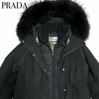 PRADA - プラダ ライナー コート アウター ジャケット ダウン  レディース ブラック