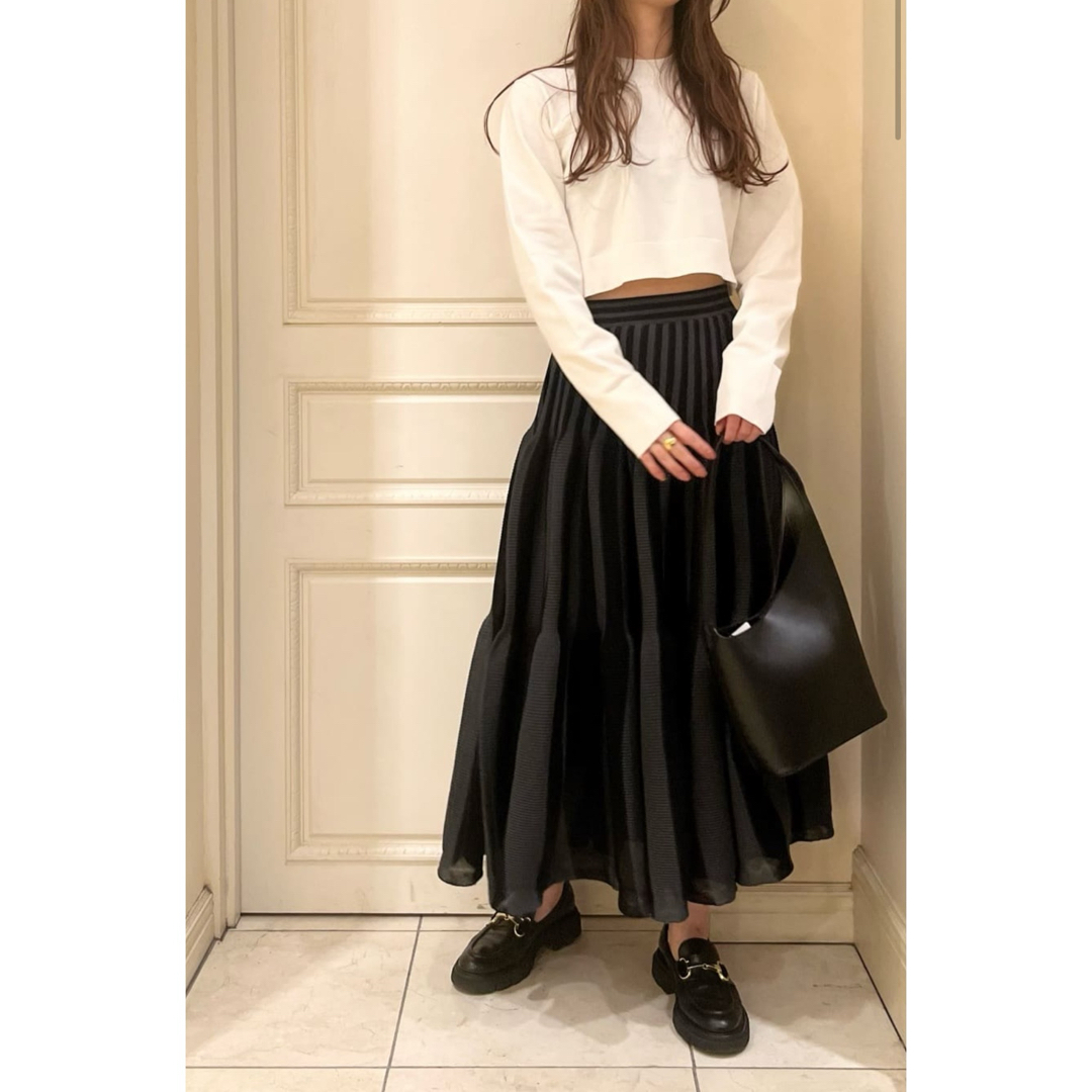 ISSEY MIYAKE(イッセイミヤケ)の24SS CFCL CASCADES TIERED SKIRT 3 レディースのスカート(ロングスカート)の商品写真