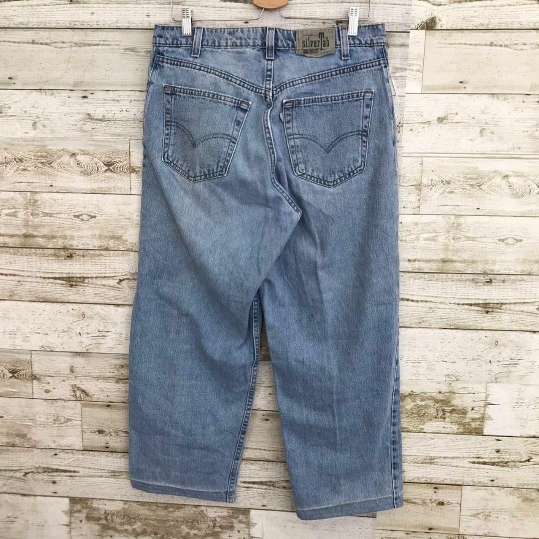 SILVER TAB（Levi's）(シルバータブ)の【k6998】希少USA製90sリーバイスシルバータブルーズデニムパンツジーンズ メンズのパンツ(デニム/ジーンズ)の商品写真