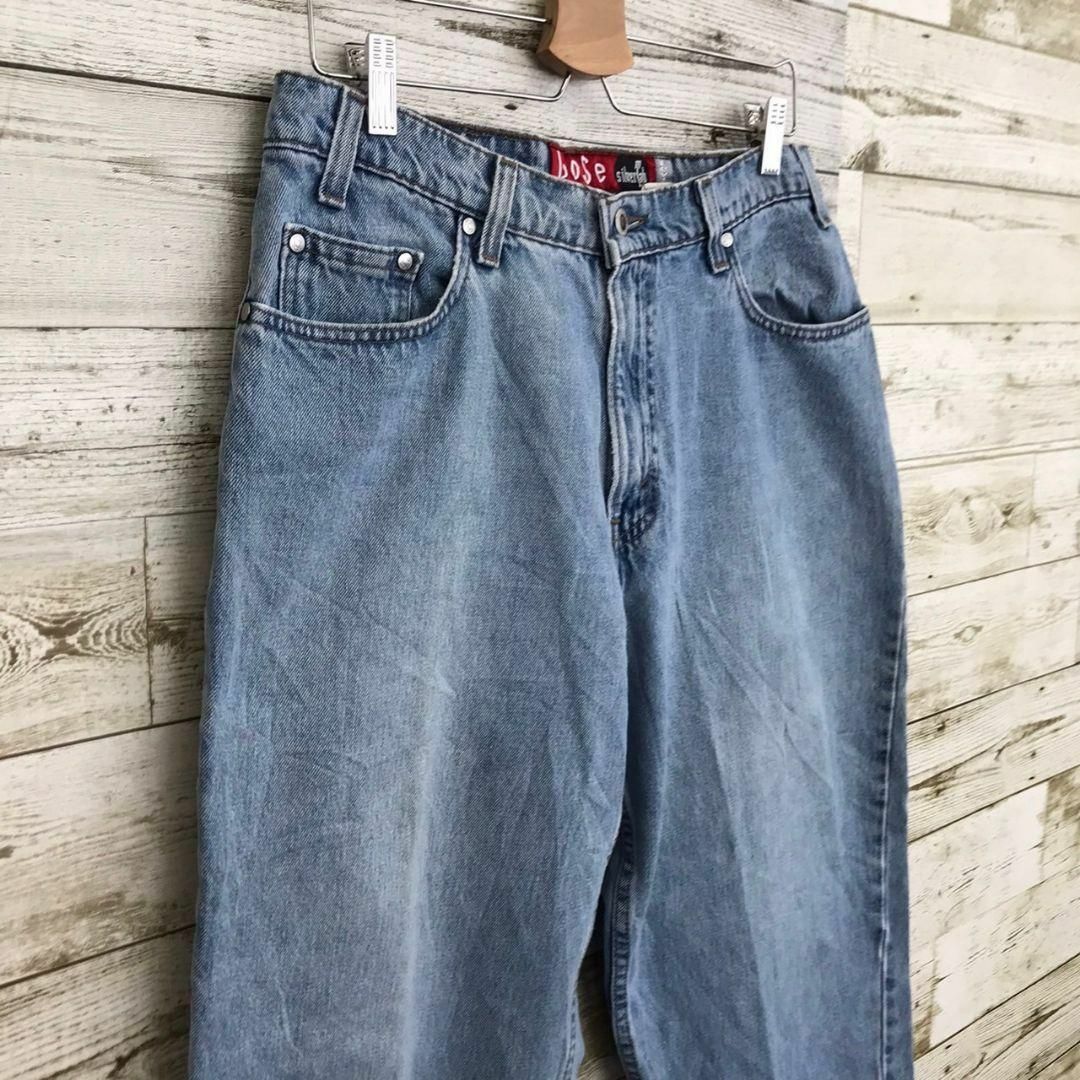 SILVER TAB（Levi's）(シルバータブ)の【k6998】希少USA製90sリーバイスシルバータブルーズデニムパンツジーンズ メンズのパンツ(デニム/ジーンズ)の商品写真