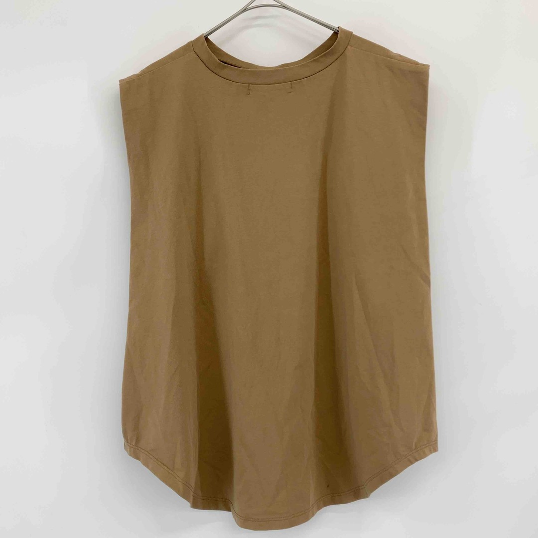 CAPRICIEUX LE'MAGE(カプリシューレマージュ)のCAPRICIEUX LE’MAGE カプリシューレマージュ レディース Tシャツ（袖なし）マーメイドスカート セットアップ ブラウン レディースのトップス(シャツ/ブラウス(半袖/袖なし))の商品写真