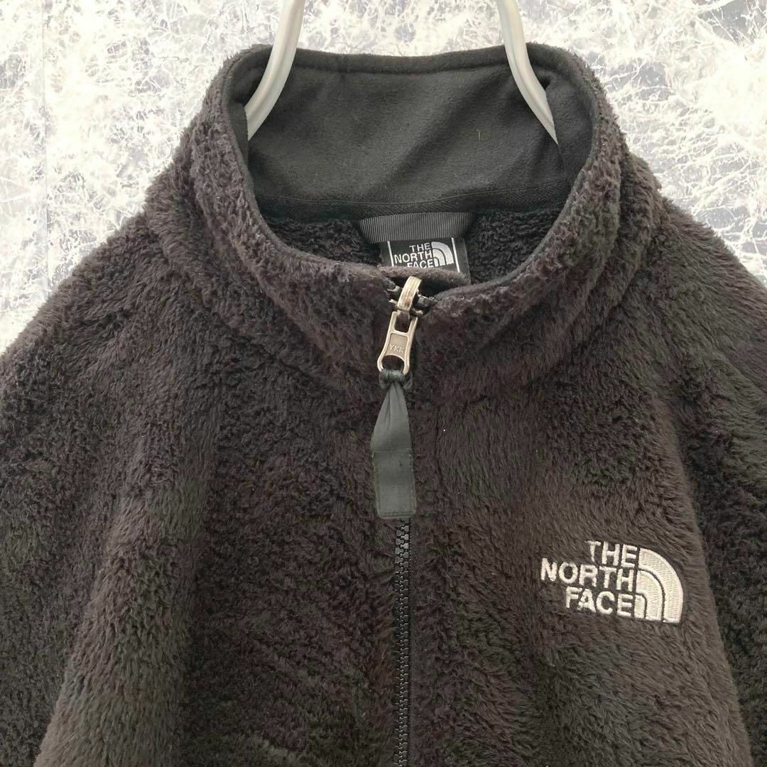 THE NORTH FACE(ザノースフェイス)のIN121 US規格ノースフェイス刺繍ロゴ全面ボアフリースジャケット希少サイズ レディースのジャケット/アウター(ブルゾン)の商品写真