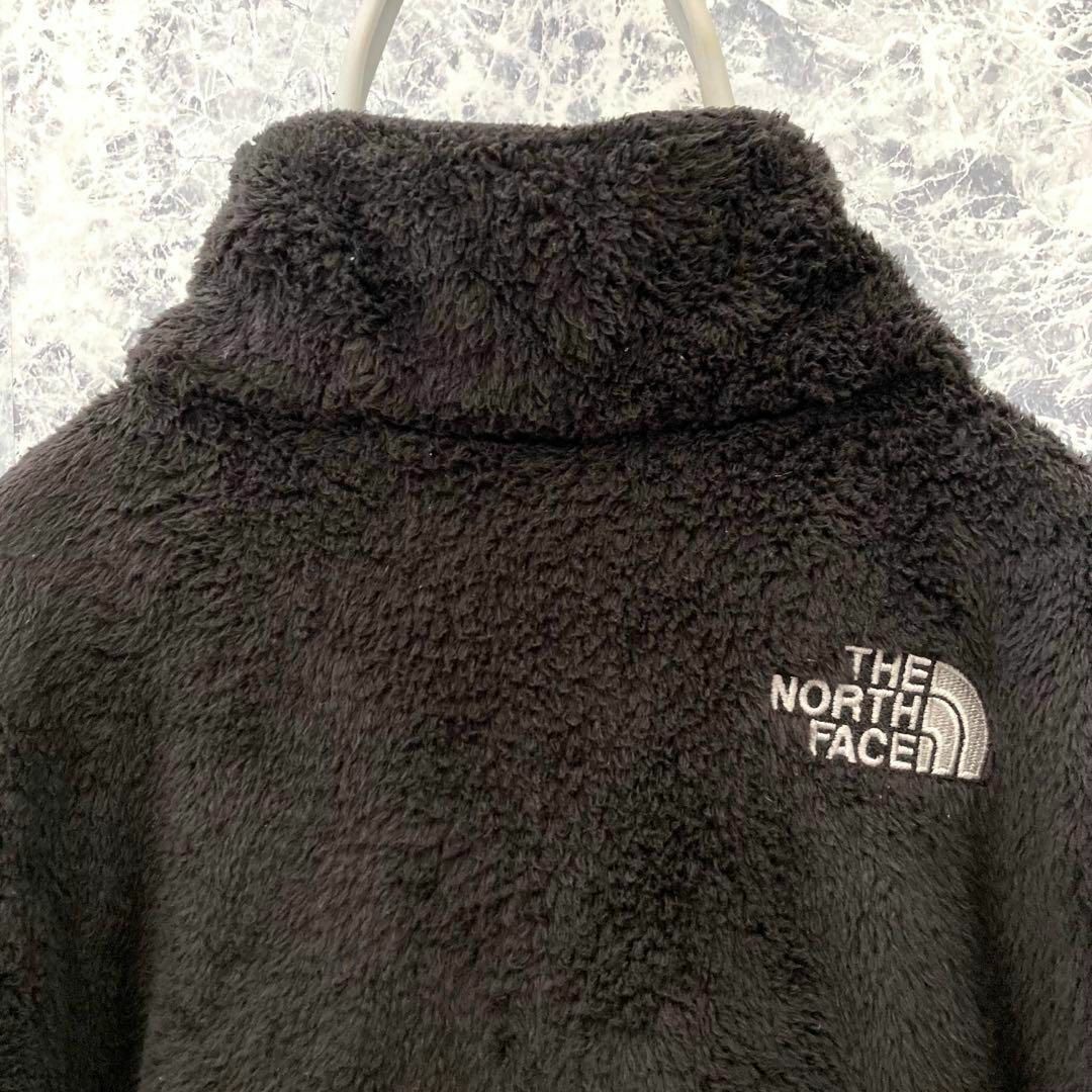 THE NORTH FACE(ザノースフェイス)のIN121 US規格ノースフェイス刺繍ロゴ全面ボアフリースジャケット希少サイズ レディースのジャケット/アウター(ブルゾン)の商品写真