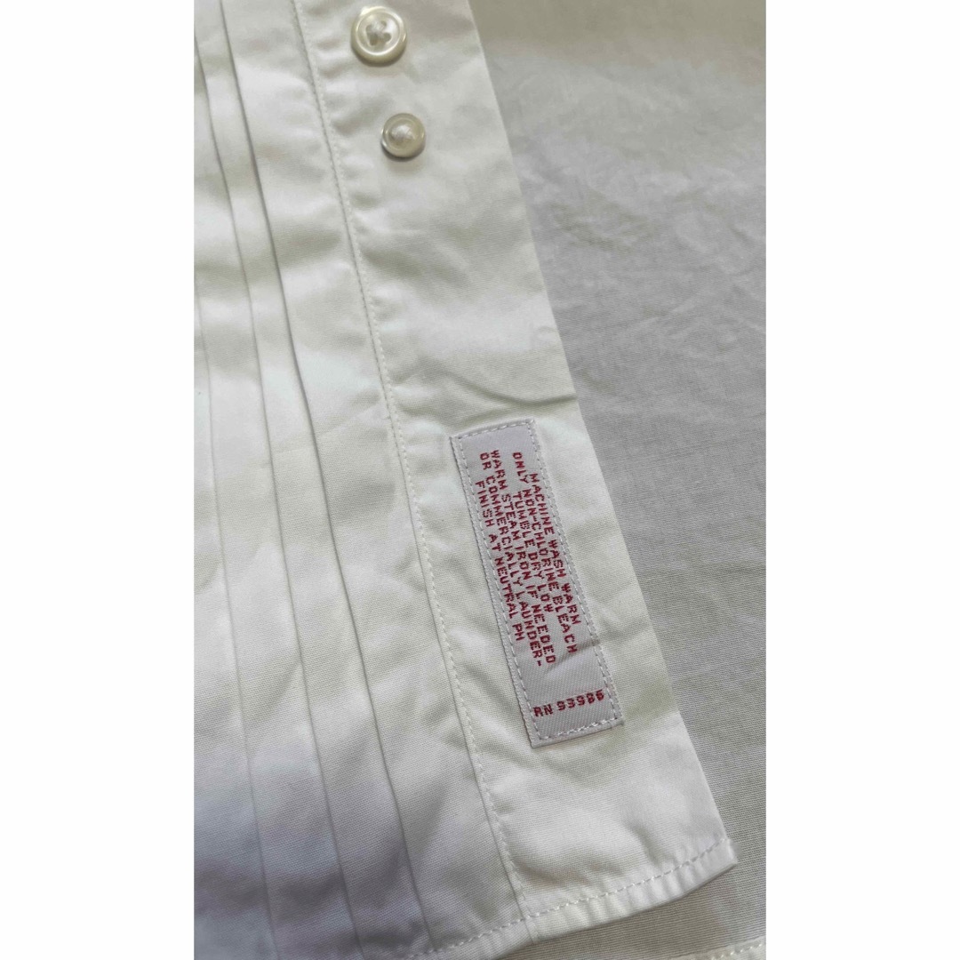 Brooks Brothers(ブルックスブラザース)のブルックスブラザーズ/ドレス/フォーマル/タキシード/シャツ/サイズM程度カフス メンズのトップス(Tシャツ/カットソー(七分/長袖))の商品写真
