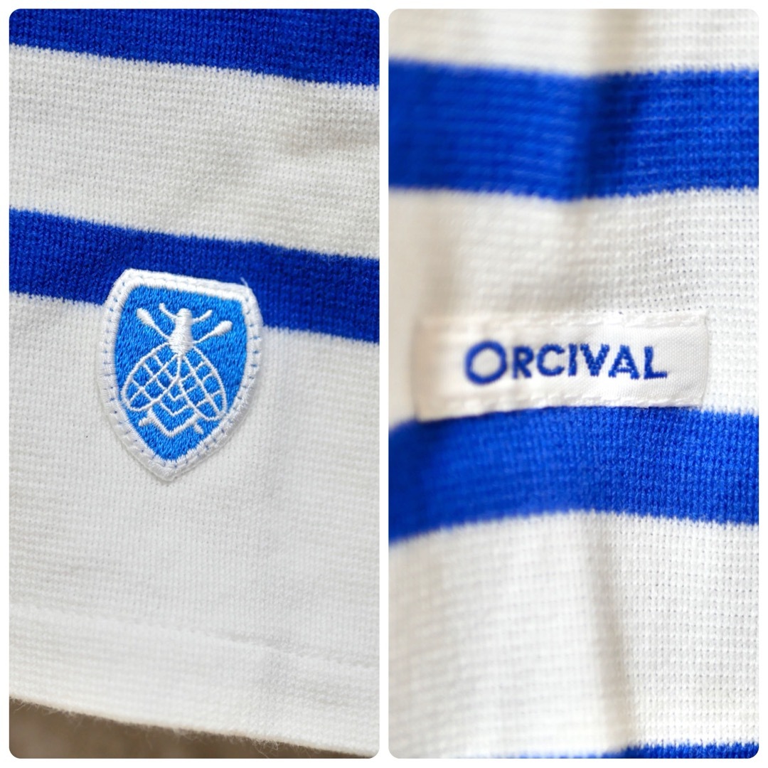 ORCIVAL(オーシバル)のORCIVAL 23SS ラッセルフレンチセーラーTシャツ ペイント メンズのトップス(Tシャツ/カットソー(七分/長袖))の商品写真