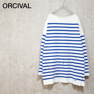 ORCIVAL - ORCIVAL 23SS ラッセルフレンチセーラーTシャツ ペイント