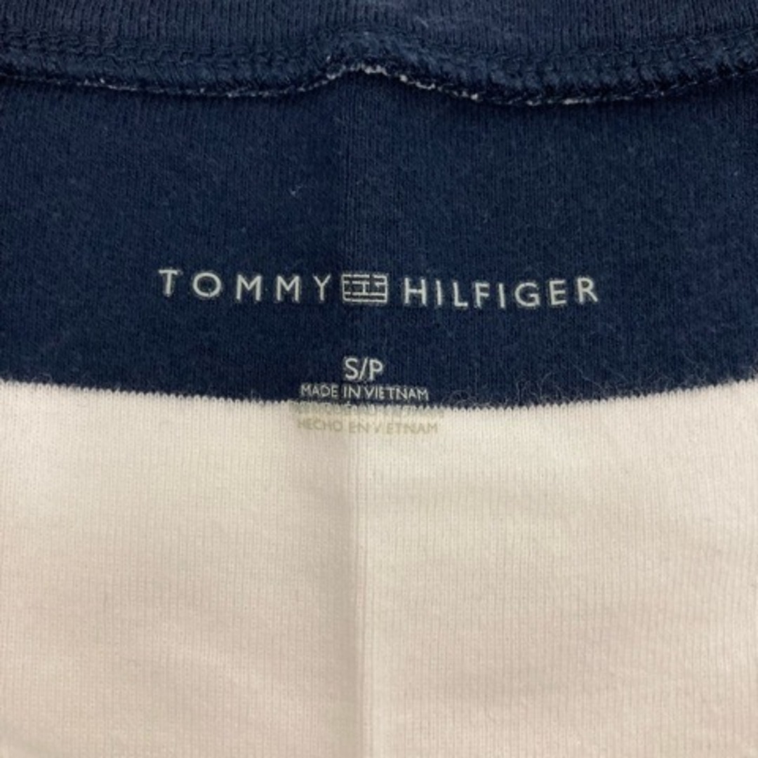 TOMMY HILFIGER(トミーヒルフィガー)のTOMMY HILFIGER Tシャツ 半袖 Vネック ボーダー 紺 白 赤 レディースのトップス(Tシャツ(半袖/袖なし))の商品写真