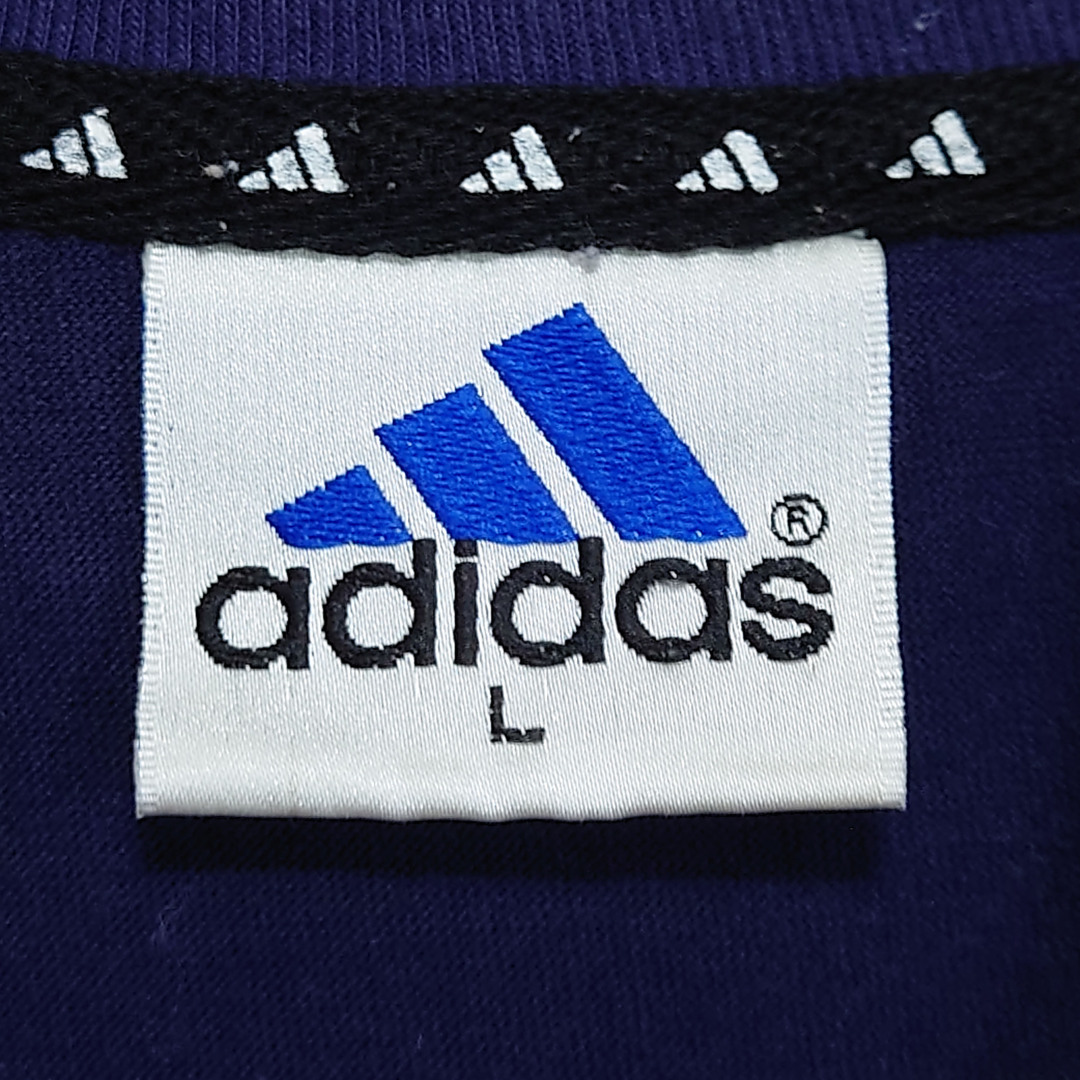 adidas(アディダス)の【アディダス スポーツTシャツ 】90年代 ヴィンテージ L adidas 古着 メンズのトップス(Tシャツ/カットソー(半袖/袖なし))の商品写真