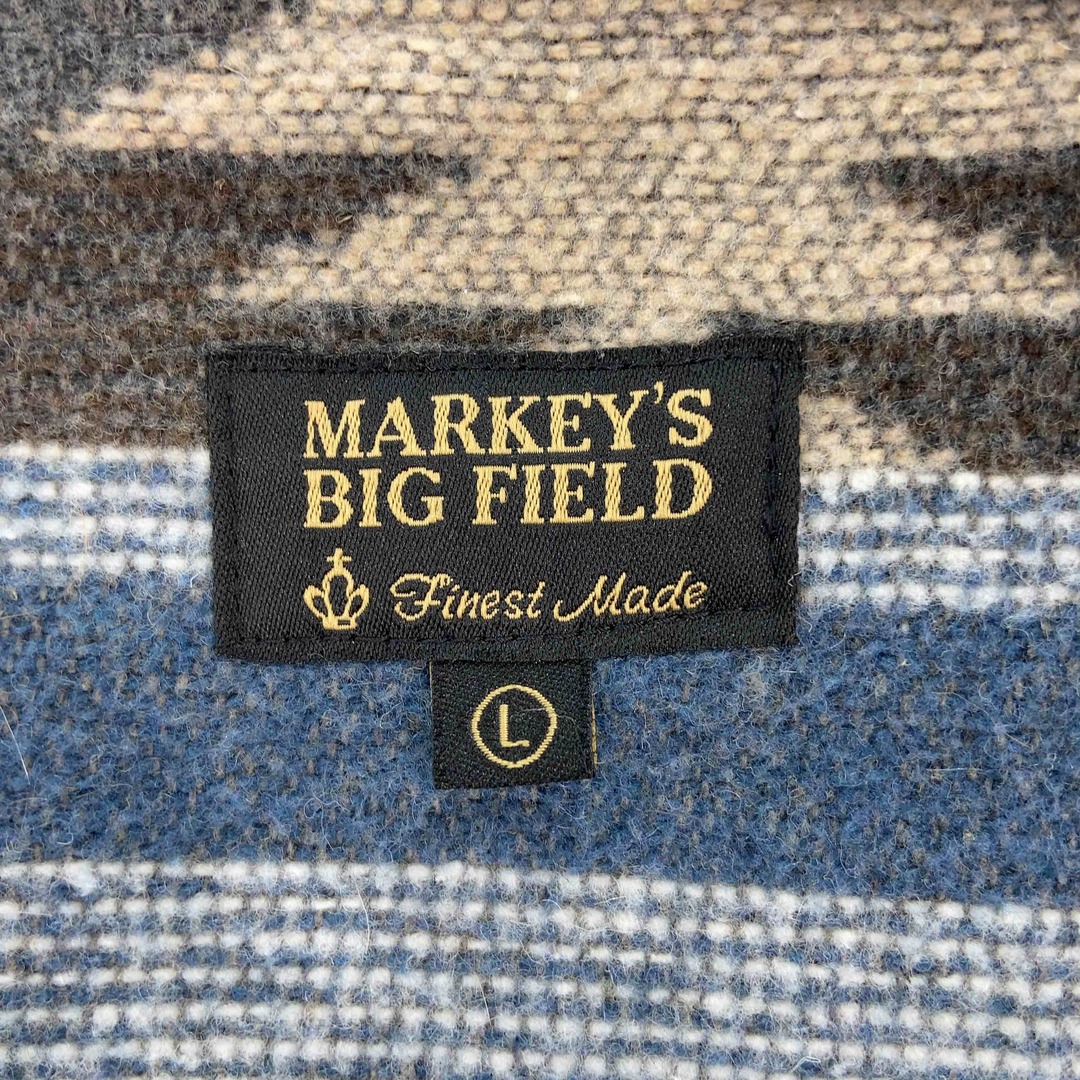 MARKEY'S(マーキーズ)のMARKEY'S BIG FIELD マーキーズ レディース ブルゾン ノルディック柄 フード付きジャケット ベージュ レディースのジャケット/アウター(ブルゾン)の商品写真