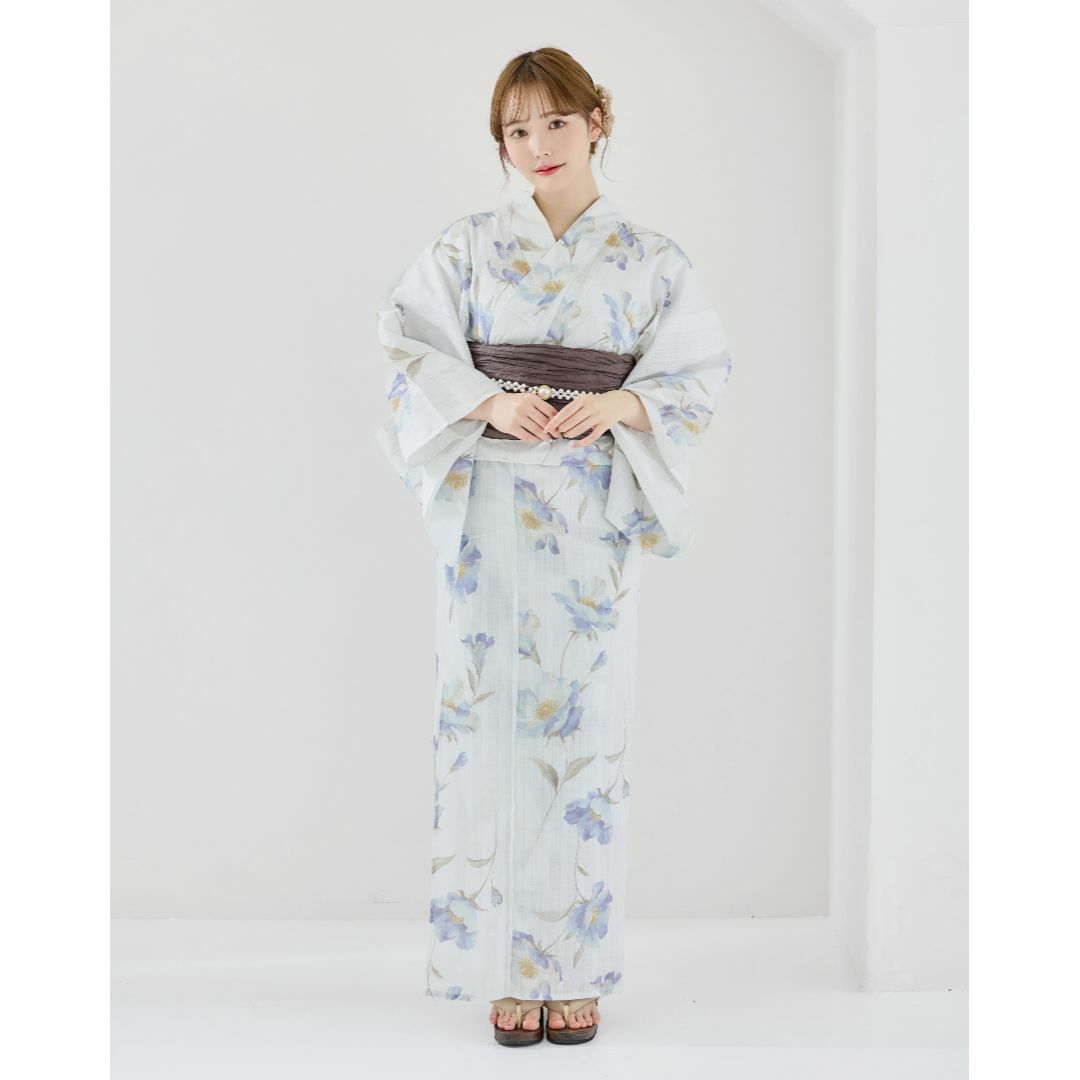タイムセール 半額 ゆかた 浴衣セット セット 浴衣 4点 新品 レディース 4Y-33 水色 着物・浴衣