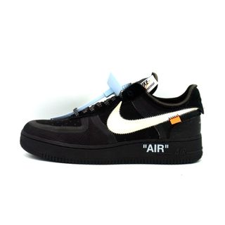 ナイキ(NIKE)のナイキ NIKE × オフホワイト OFF WHITE ■ 【 AIR FORCE 1 LOW Black AO4606 001 】 エア フォース 1 ロー ブラック スニーカー　f22058(スニーカー)