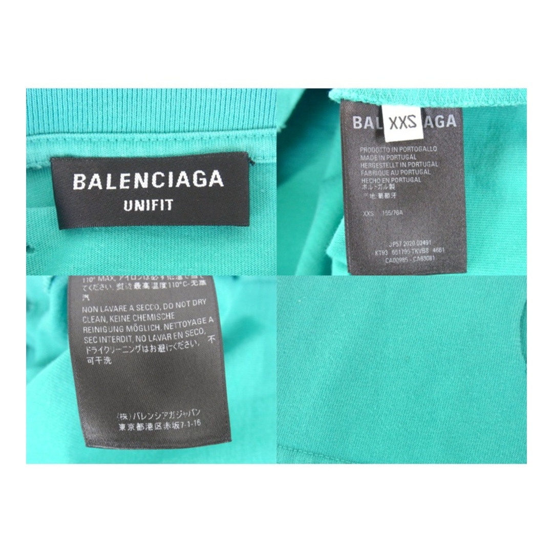 Balenciaga(バレンシアガ)のバレンシアガ BALENCIAGA ■ 21SS 【 651795 TKVB8 】 デストロイ加工 ロゴ プリント 半袖 Tシャツ　w19094 メンズのトップス(Tシャツ/カットソー(半袖/袖なし))の商品写真