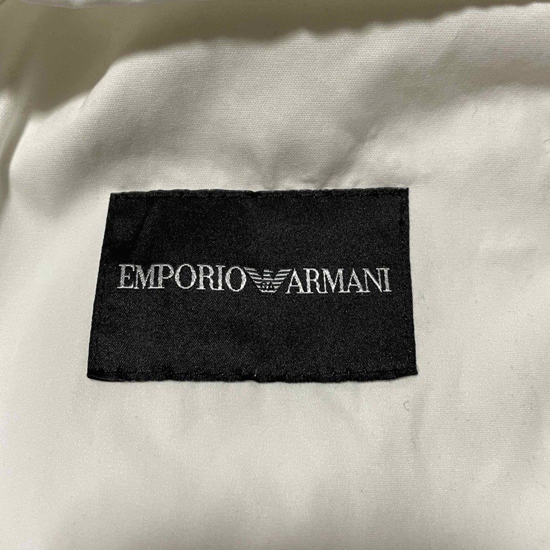 Emporio Armani(エンポリオアルマーニ)の90's EMPORIO ARMANI ナイロンパーカー White メンズのジャケット/アウター(マウンテンパーカー)の商品写真