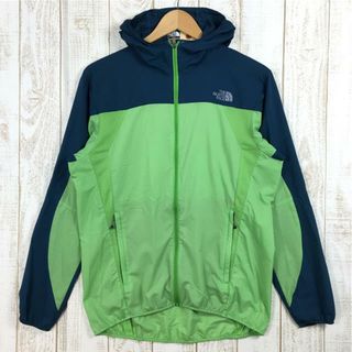 ザノースフェイス(THE NORTH FACE)のMENs M ノースフェイス スワローテイル ベント フーディ Swallowtail Vent Hoodie ウィンドシェル ジャケット NORTH FACE NP21257 グリーン系(その他)