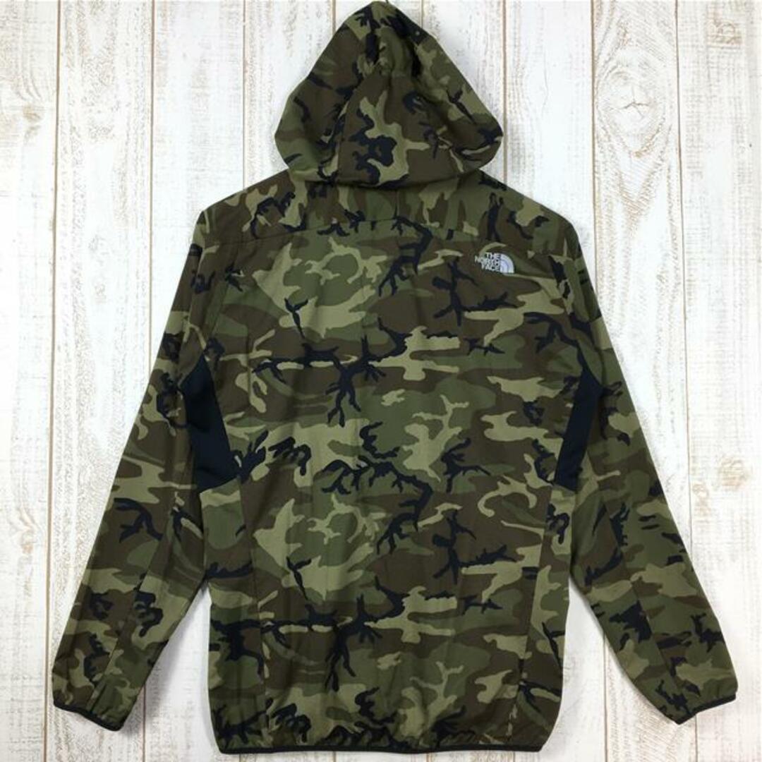 THE NORTH FACE(ザノースフェイス)のMENs S ノースフェイス ノベルティ スワローテイル ベント フーディ Novelty Swallowtail Vent Hoodie ウィンドシェル ジャケット NORTH FACE NP71783 WC Woodland Camo グリーン系 メンズのメンズ その他(その他)の商品写真