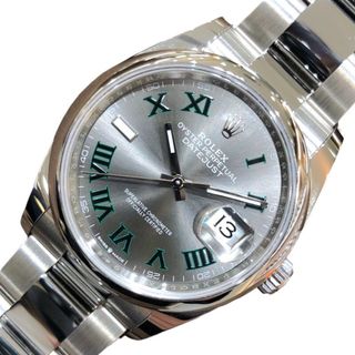 ロレックス(ROLEX)の　ロレックス ROLEX デイトジャスト36 スレートローマ 126200 SS メンズ 腕時計(その他)